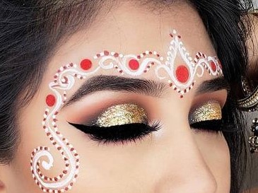 Modern chandan eye design